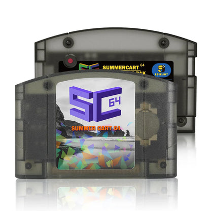 EPICJOY SummerCart 64 – 32GB Open Source N64 Game Card for Nintendo 64 Console, 5400+ Games & 64DD Support