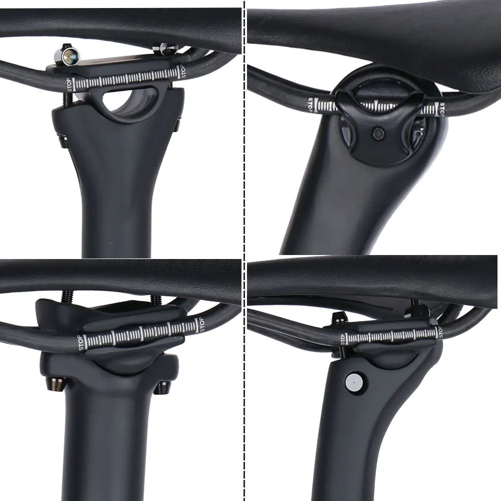 ELITAONE Road & MTB Bike Saddle — 240x143mm Carbon Fiber Round Rail | Super Light 89g 3143ER Seat