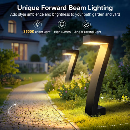 Upgraded Bright LED Solar Pathway Lights - IP65 Waterproof Outdoor Garden Lights for Yard, Driveway & Walkway Decor