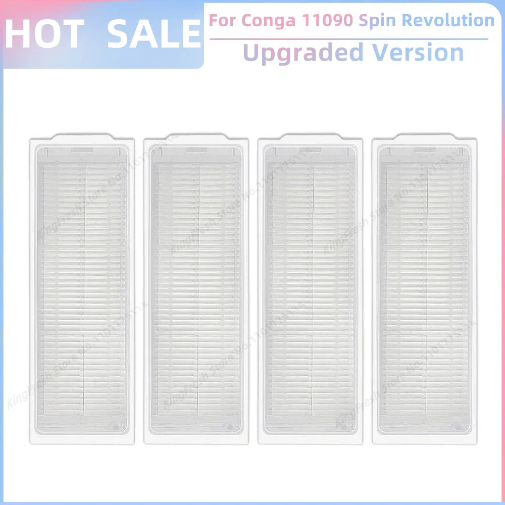 Replacement Parts Kit for Cecotec Conga 11090 / 13090 Spin Revolution Vacuum – Roller, Brushes, HEPA Filter & Mop