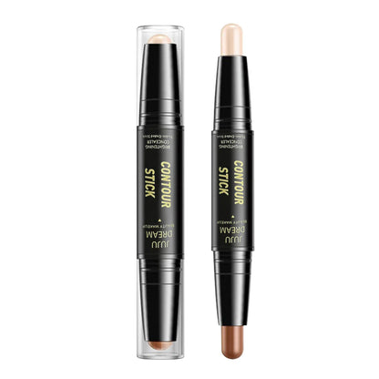 Dual-Ended Contour & Concealer Stick – Long-Lasting Foundation for Dark Circles & Facial Contouring