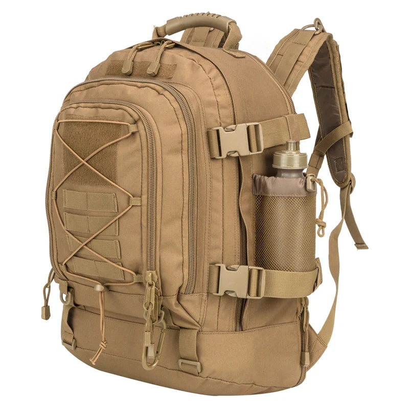 65L Tactical Outdoor Backpack — Large Capacity Military Hiking & Camping Rucksack for Men