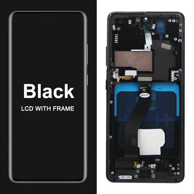 AMOLED Screen Assembly for Samsung Galaxy S21 Ultra 5G G998B LCD Touch Display with Fingerprint Sensor