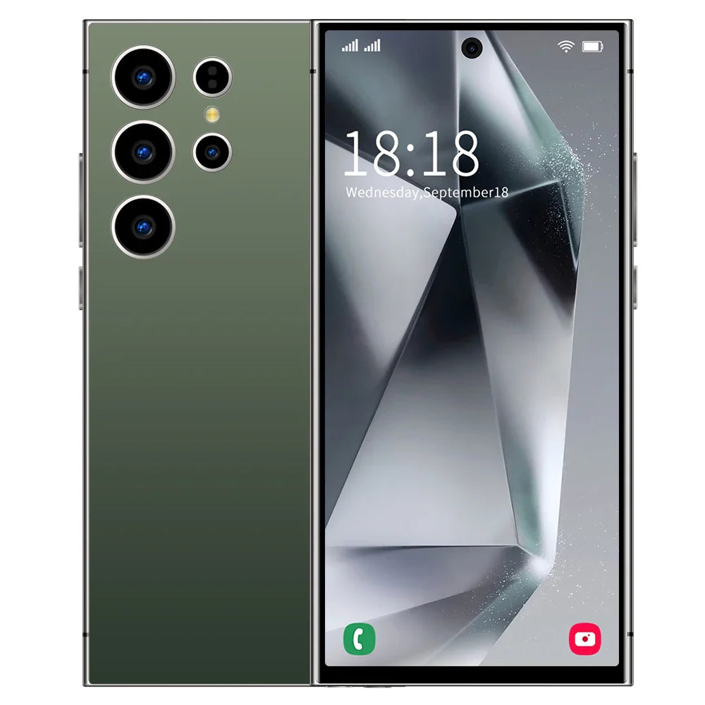 2026 HOT S26 Ultra Smartphone — 7.3" HD Global Edition, Dual SIM, 7800mAh Battery & Facial Recognition