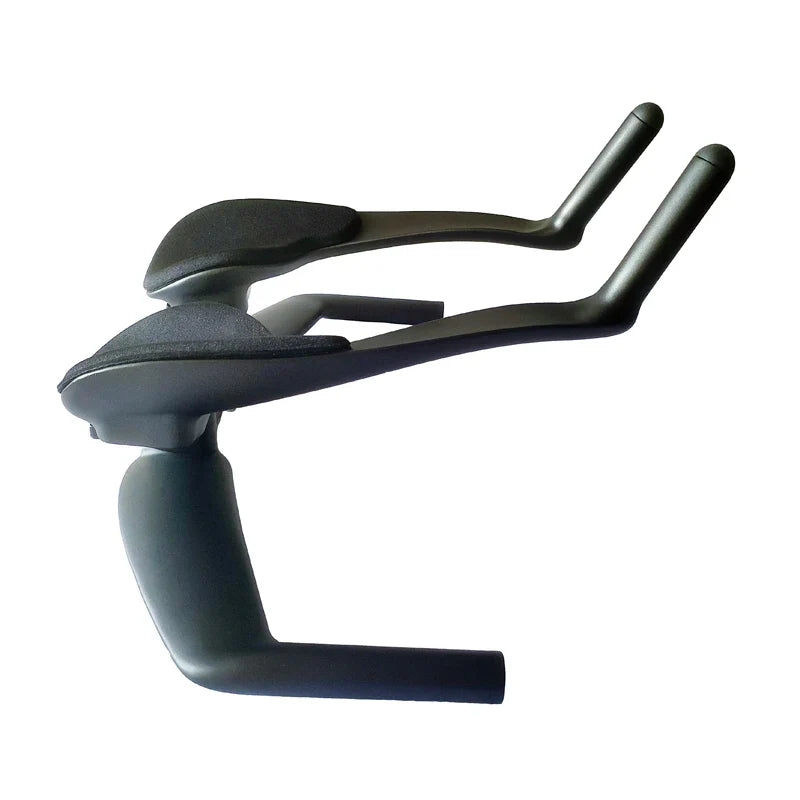 New Carbon Fiber Road Bicycle Rest TT Handlebar – Clip-On Aero Bars & Handlebar Extension for Triathlon & Time Trial Cycling