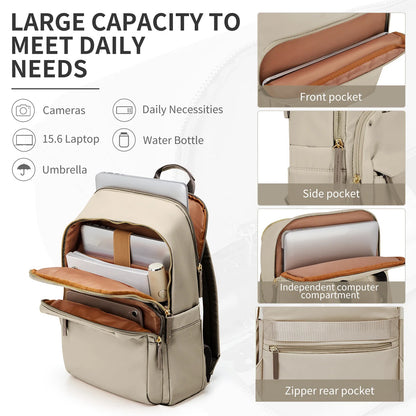 Large Capacity Women's Backpack - New Simple Travel & Business Laptop Shoulder Bag | School Student Backpack Purse