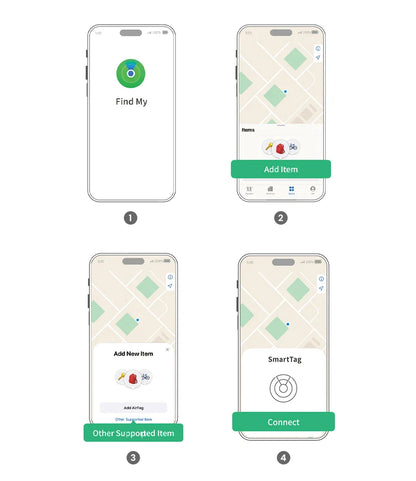 UGREEN SmartTrack Link — Security Smart Tag Bluetooth GPS Tracker for Apple Find My, Earbuds, Luggage MFi Finder iOS