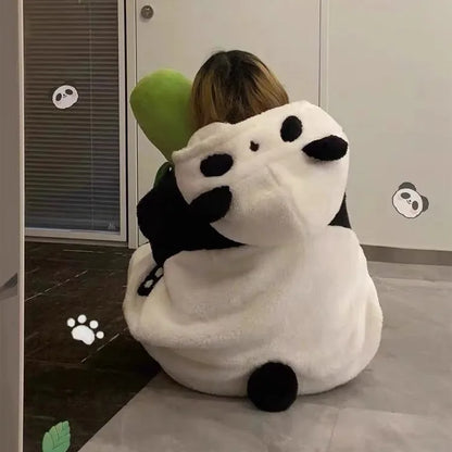 Winter Unisex Panda Robe Costume – Kigurumi Onesie, Unicorn Cosplay Pajamas, Animal Sleepwear Jumpsuit for Adults