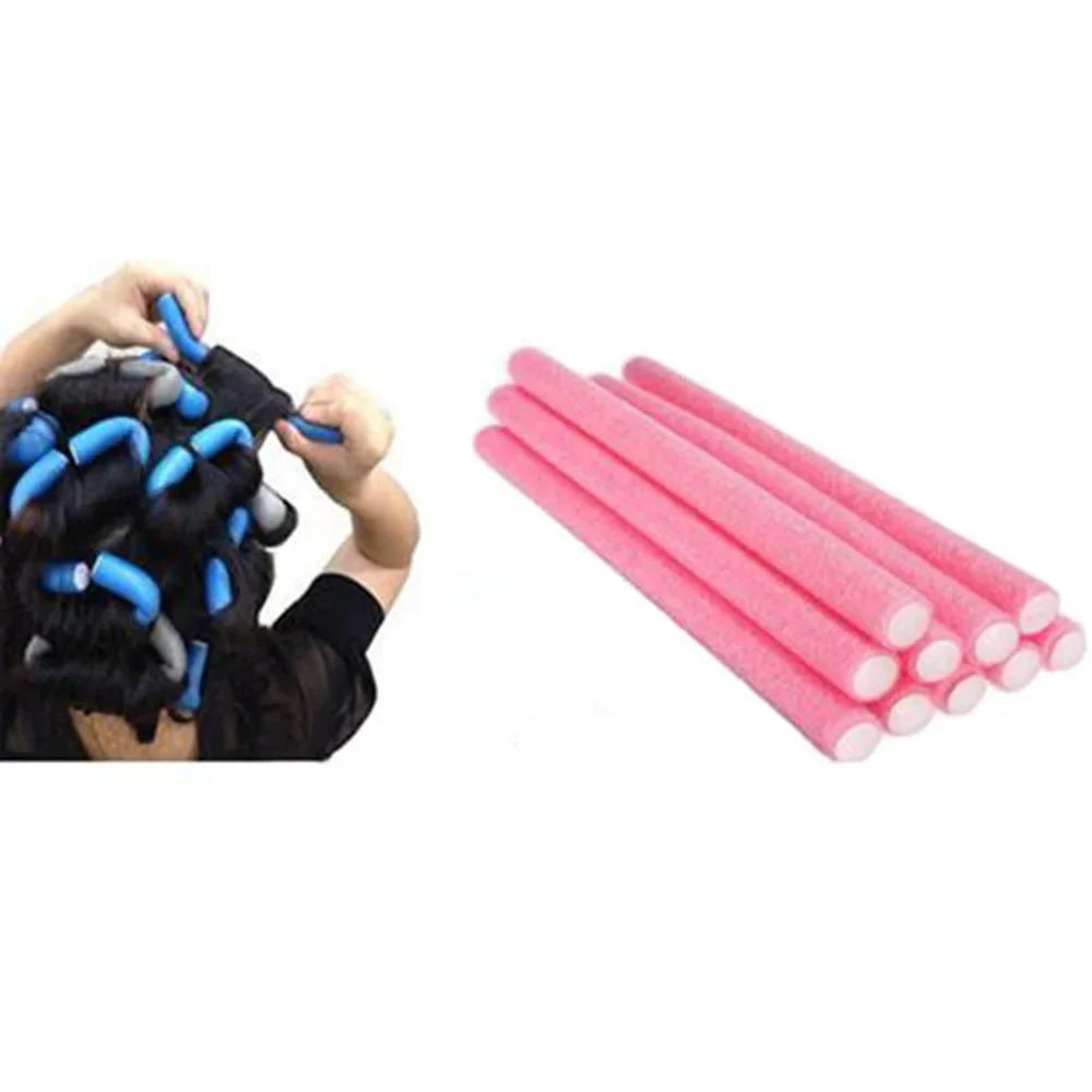 10PCS Universal Perm Curling Bar – Colorful Sponge Curling Stick, Pearl Cotton EVA Curling Iron for Hair Styling