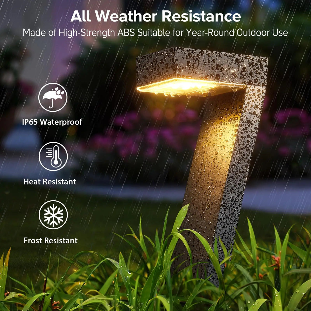 Upgraded Bright LED Solar Pathway Lights - IP65 Waterproof Outdoor Garden Lights for Yard, Driveway & Walkway Decor