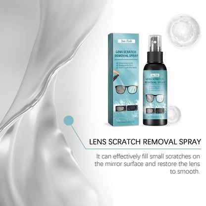 Jue-Fish 100ml Glasses Scratch Removal Spray – Lens & Camera Screen Cleaner, Eyeglass Repair Solution