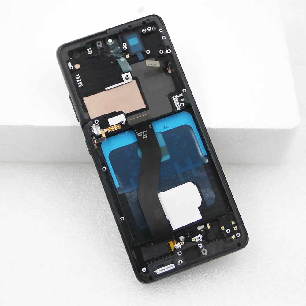 AMOLED Screen Assembly for Samsung Galaxy S21 Ultra 5G G998B LCD Touch Display with Fingerprint Sensor
