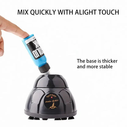 Mini Vortex Mixer Nail Polish Shaker & Tattoo Pigment Ink Stirrer with Non-Slip Base for Fast Mixing