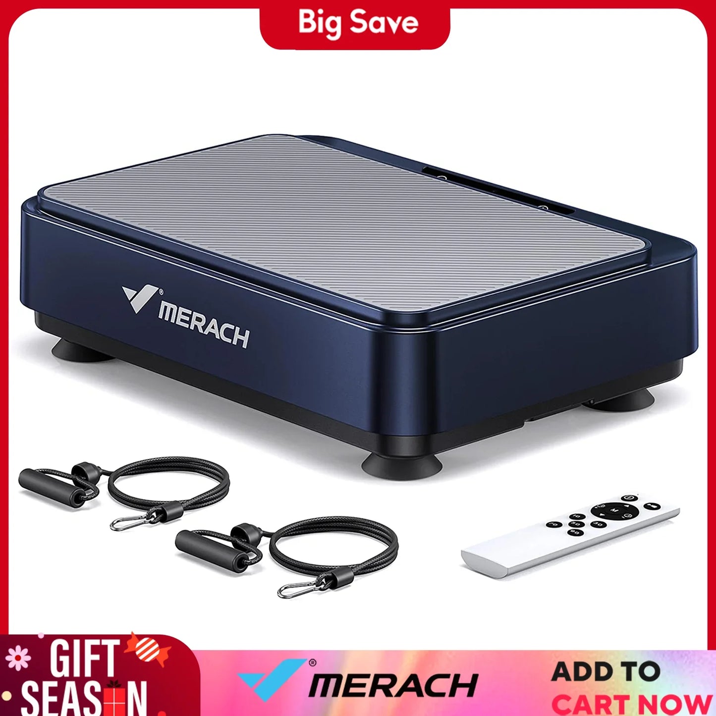 MERACH Vibration Plate Exercise Machine – Lymphatic Drainage, Pain Relief, Sleep Aid, Fat Burning & Weight Loss Vibration Plate