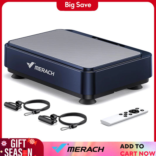 MERACH Vibration Plate Exercise Machine – Lymphatic Drainage, Pain Relief, Sleep Aid, Fat Burning & Weight Loss Vibration Plate