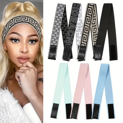 4cm Wide Elastic Bands for Wig - Lace Melting Band Edges - Keep Wigs in Place & Lace Frontal Melt Edge Wrap - Non-Slip Wig Band