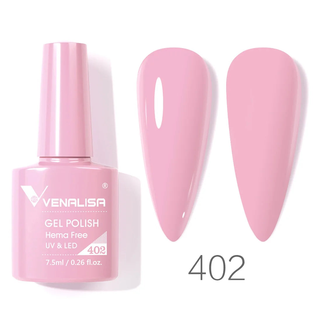 VENALISA 7.5ml HEMA-Free Nail Gel Polish – VIP4 Semi-Permanent Soak-Off UV/LED Gel Varnish, Full Coverage Nail Lacquer