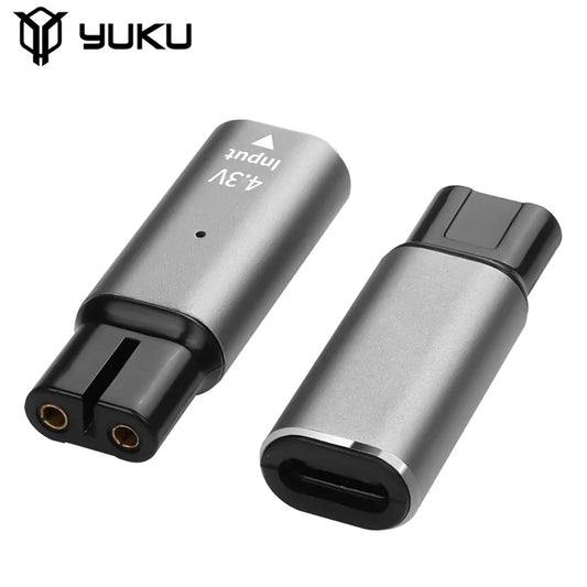 YUKU 4.3V Type-C Shaver Adapter – Charging Converter for Philips Norelco OneBlade QP2520, QP2515, QP2620 with Indicator