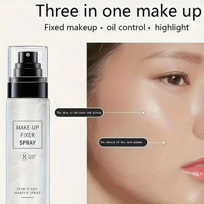 Makeup Fixer Spray – Waterproof, Sweatproof, Oil Control, Hydrating Long-Lasting Setting Spray for Cosmetics