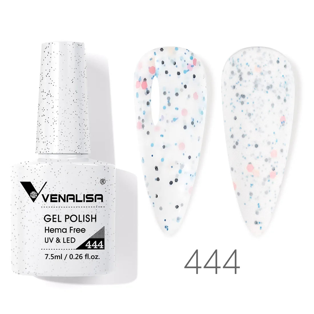 VENALISA 7.5ml HEMA-Free Nail Gel Polish – VIP4 Semi-Permanent Soak-Off UV/LED Gel Varnish, Full Coverage Nail Lacquer