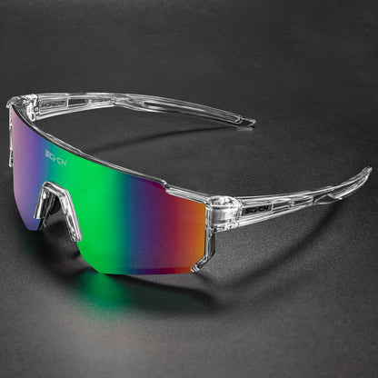 Scvcn UV400 Sports Sunglasses - Fashion Eyewear for Men and Women, Ideal for Biking, Running, Driving and Racing