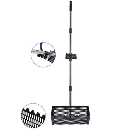 Handheld Sand Sifter Rake with Mesh Shovel – Ergonomic Sharp Tooth Beach & Gardening Tool for Soil Loosening, Camping & Seafood Catching