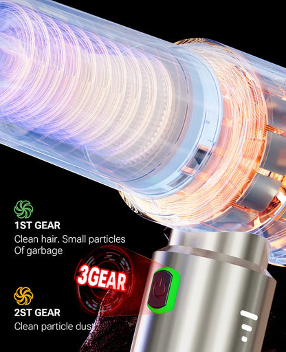 SZUK Mini Wireless Car Vacuum Cleaner – 98500Pa Powerful Suction, Handheld Portable Vacuum for Car Cleaning