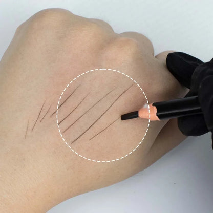 4pcs Ultra-Thin Microblading Eyebrow Pencil Set — 2mm PMU Brow Mapping Tattoo Pens