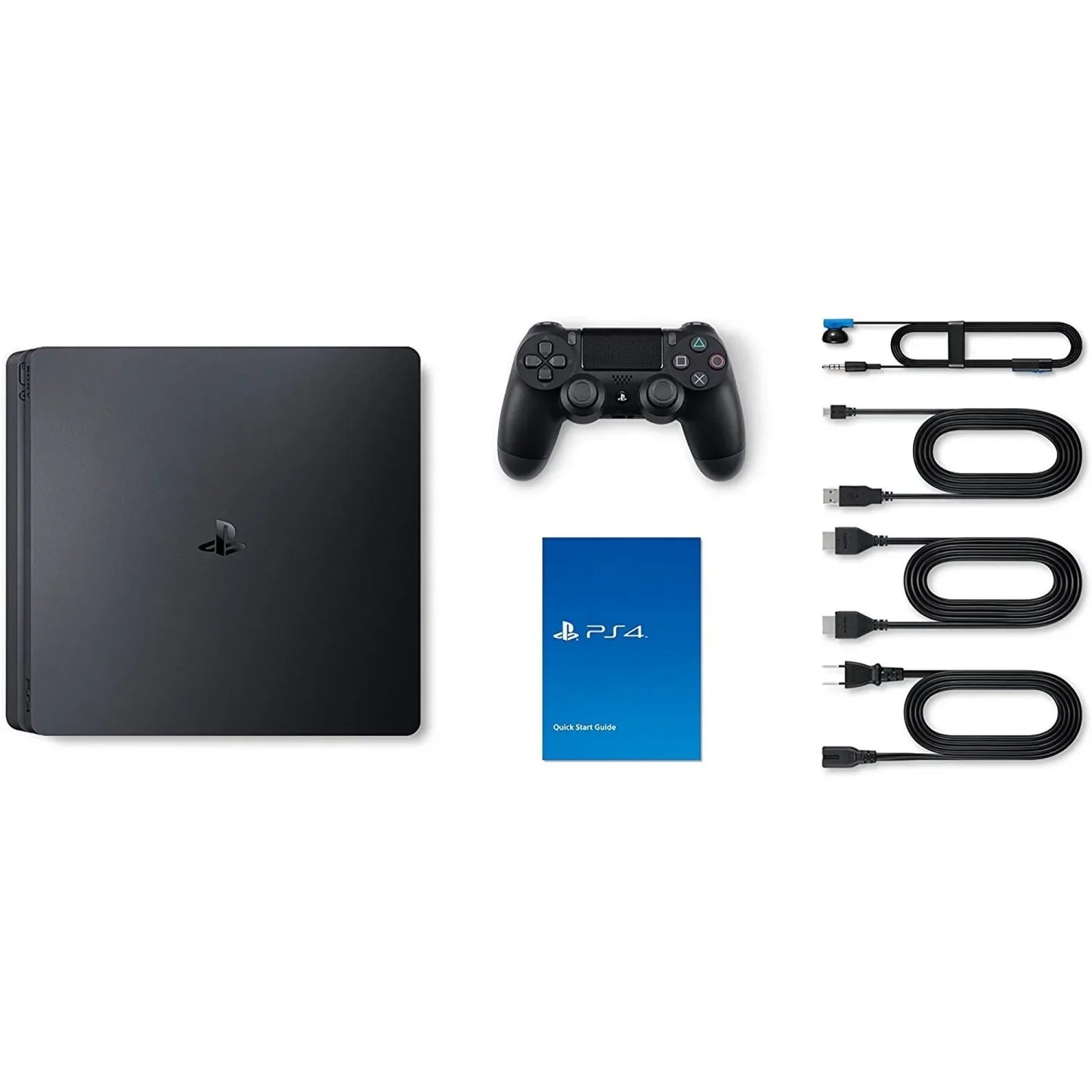 Sony PlayStation 4 Slim 1TB — Black Gaming Console (Console Only)