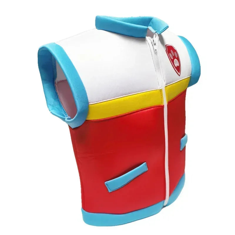 Chase Cosplay Vest Costume - Kids’ Halloween Party Role-Play Outfit