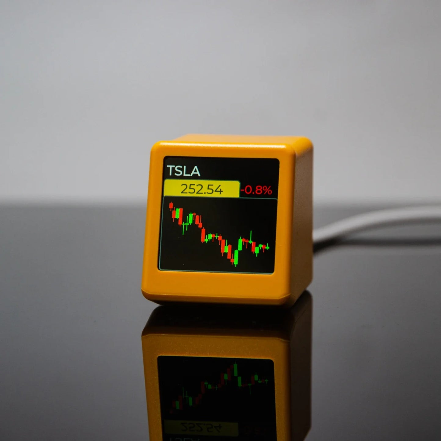 GeekMagic NerdMiner Cryptocurrency & Stock Tracker — Bitcoin, Futures, Currency Exchange Rates, Weather & Time Display
