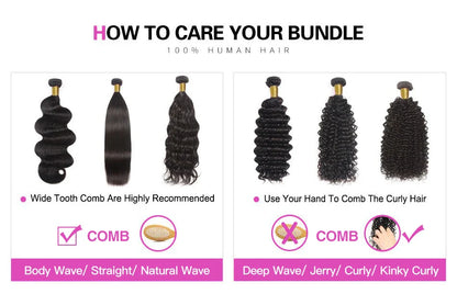 250 Density Deep Curly Wave 360 HD Lace Front Human Hair Wig – Water Wave 13x6 Lace Frontal Glueless Wig, 100% Human Hair
