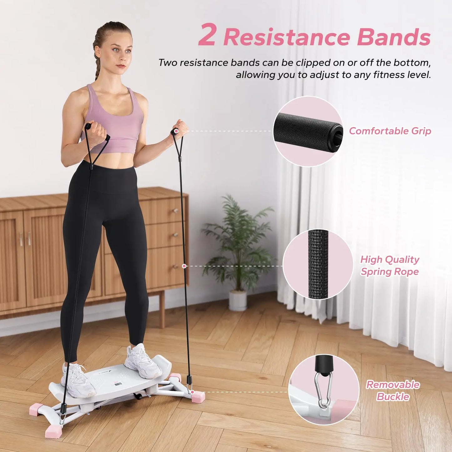 MERACH Simulated Ski Machine – Full Body Cardio Fitness Trainer for Leg Workout & Aerobic Exercise