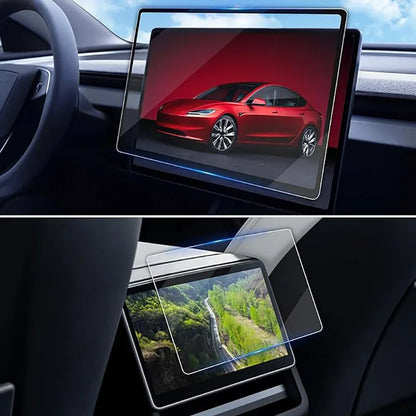 Tempered Glass Screen Protector for Tesla Model 3 Highland & Model Y Juniper 2025 – Rear Center Control Touchscreen Film