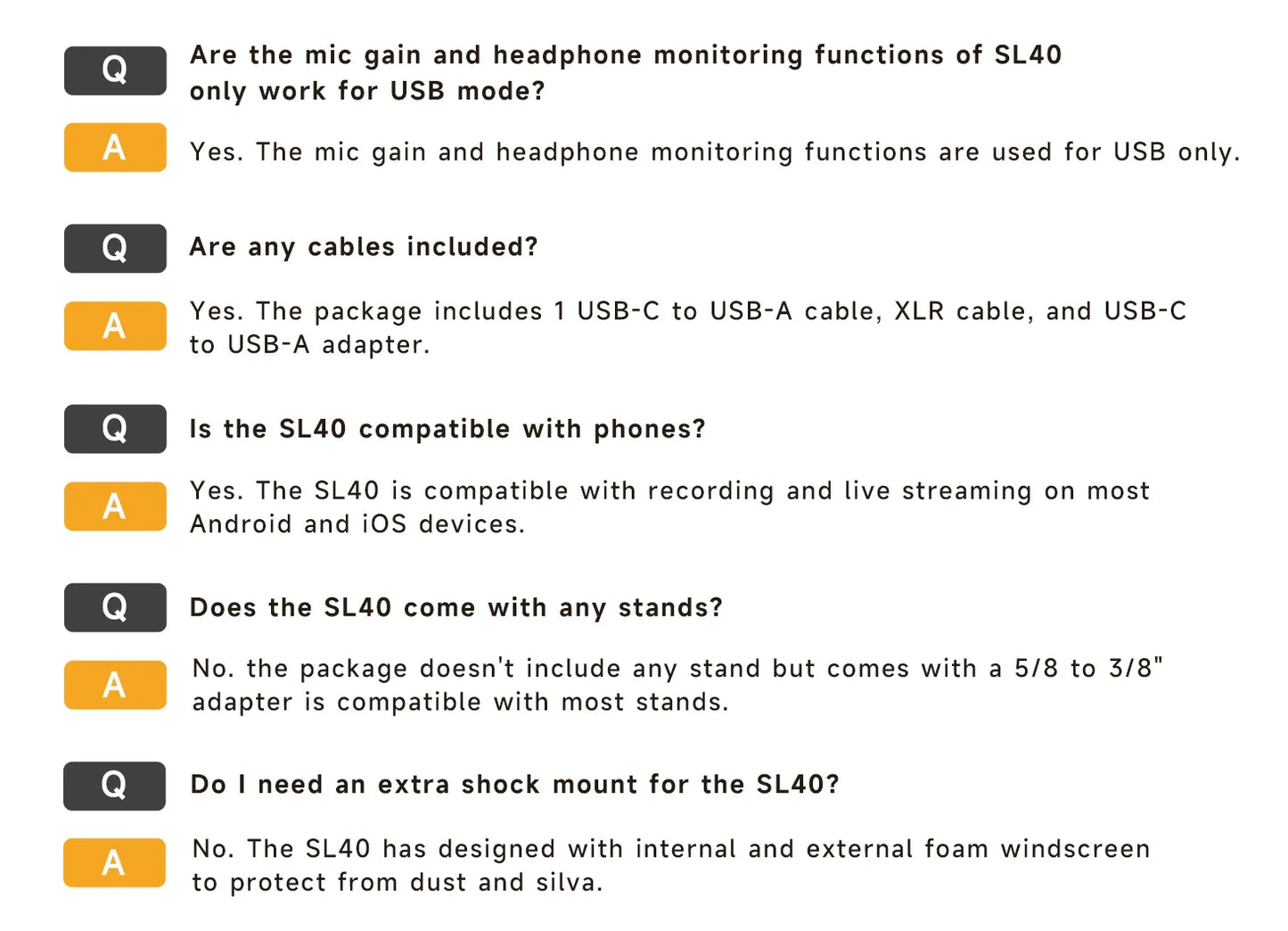 FDUCE SL40+ USB/XLR Dynamic Microphone Kit with Headset Output, Sound Insulation & Arm Stand for PC, PS5/PS4, and Mixers