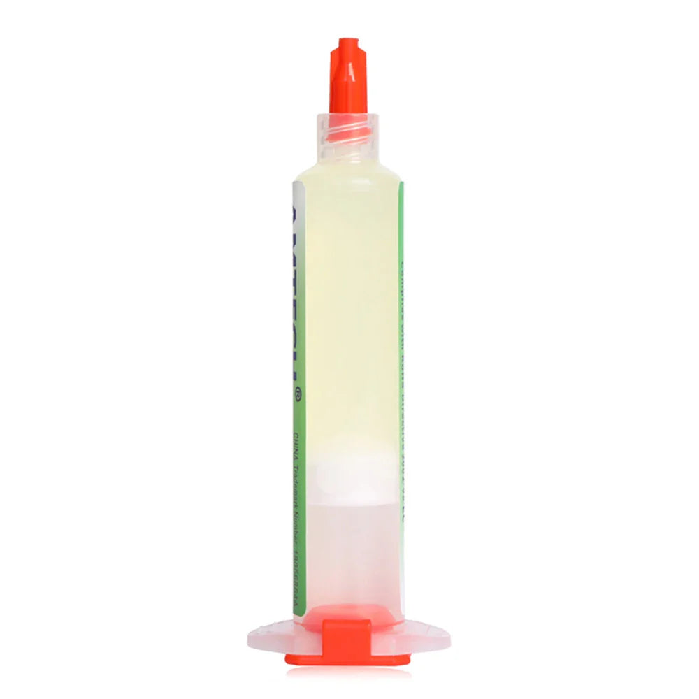 Amtech NC-559 Flux – 10ml Soldering Flux Syringe for Electronics, BGA, SMD & PCB Repair Tools