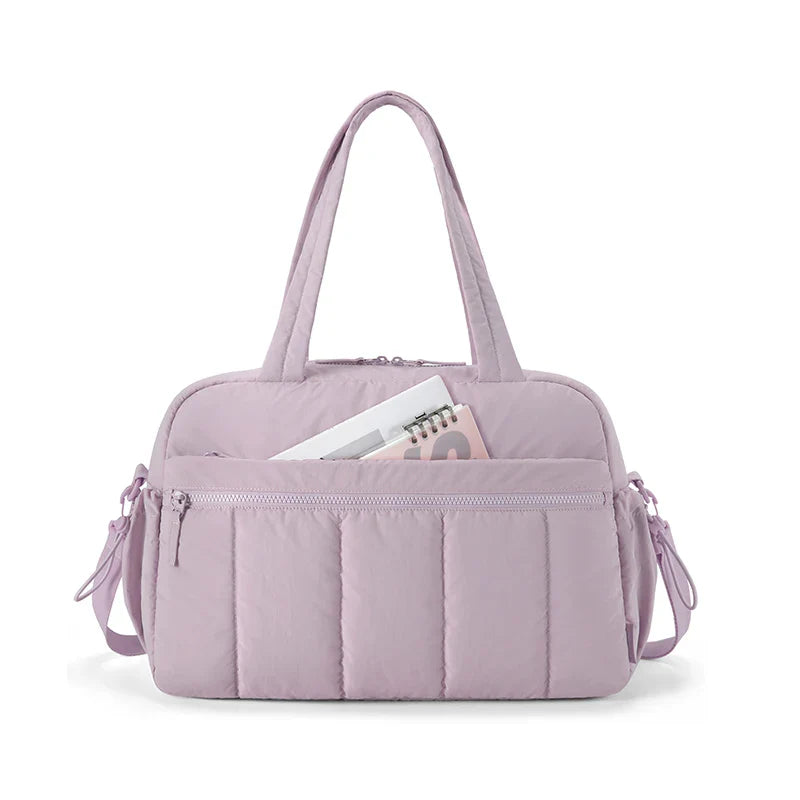 BAGSMART Travel Duffel Gym Bag for Women – Waterproof Carry-On Weekender with Wet Pocket & Cabin Luggage