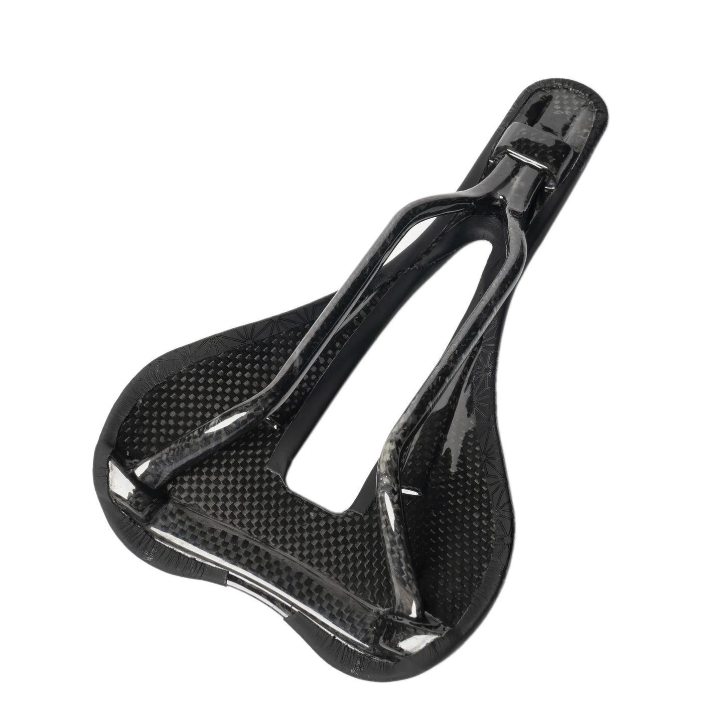 Ultra Light 7D MAX Carbon Saddle - MIXED Design for Road Bike - 140MM Bicycle Seat, Only 108G - Premium Cycling Parts
