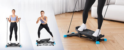 MERACH Simulated Ski Machine – Full Body Cardio Fitness Trainer for Leg Workout & Aerobic Exercise