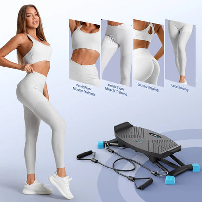 MERACH Simulated Ski Machine – Full Body Cardio Fitness Trainer for Leg Workout & Aerobic Exercise