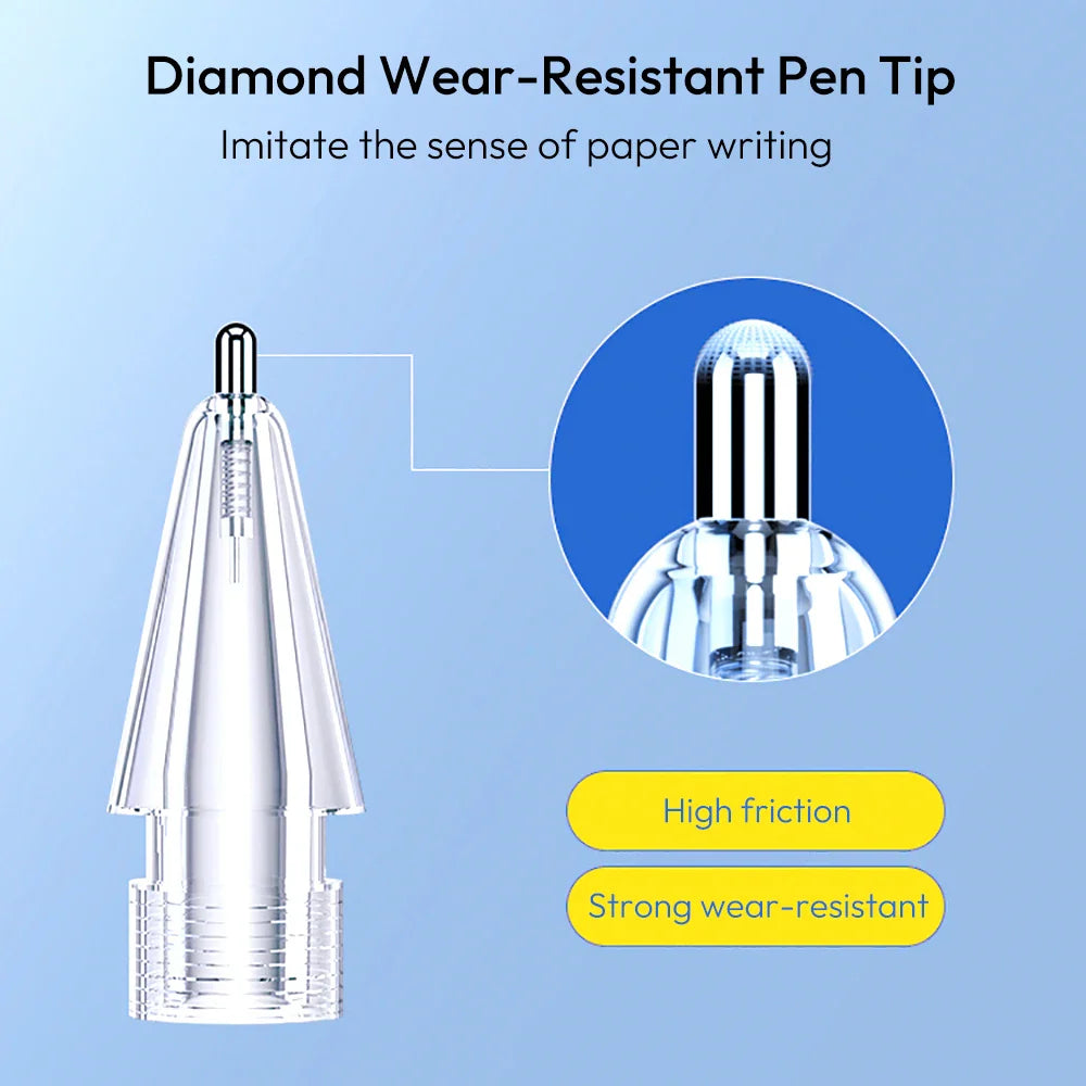 Replacement Tips for Apple Pencil 1st/2nd Gen – Upgraded Durable Nibs for iPad Pro Pencil