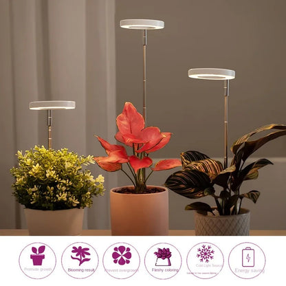 USB LED Grow Light Full Spectrum Phyto Lamp - 5V Plant Growth Lighting for Indoor Plants - Phytolamp for Optimal Plant Growth