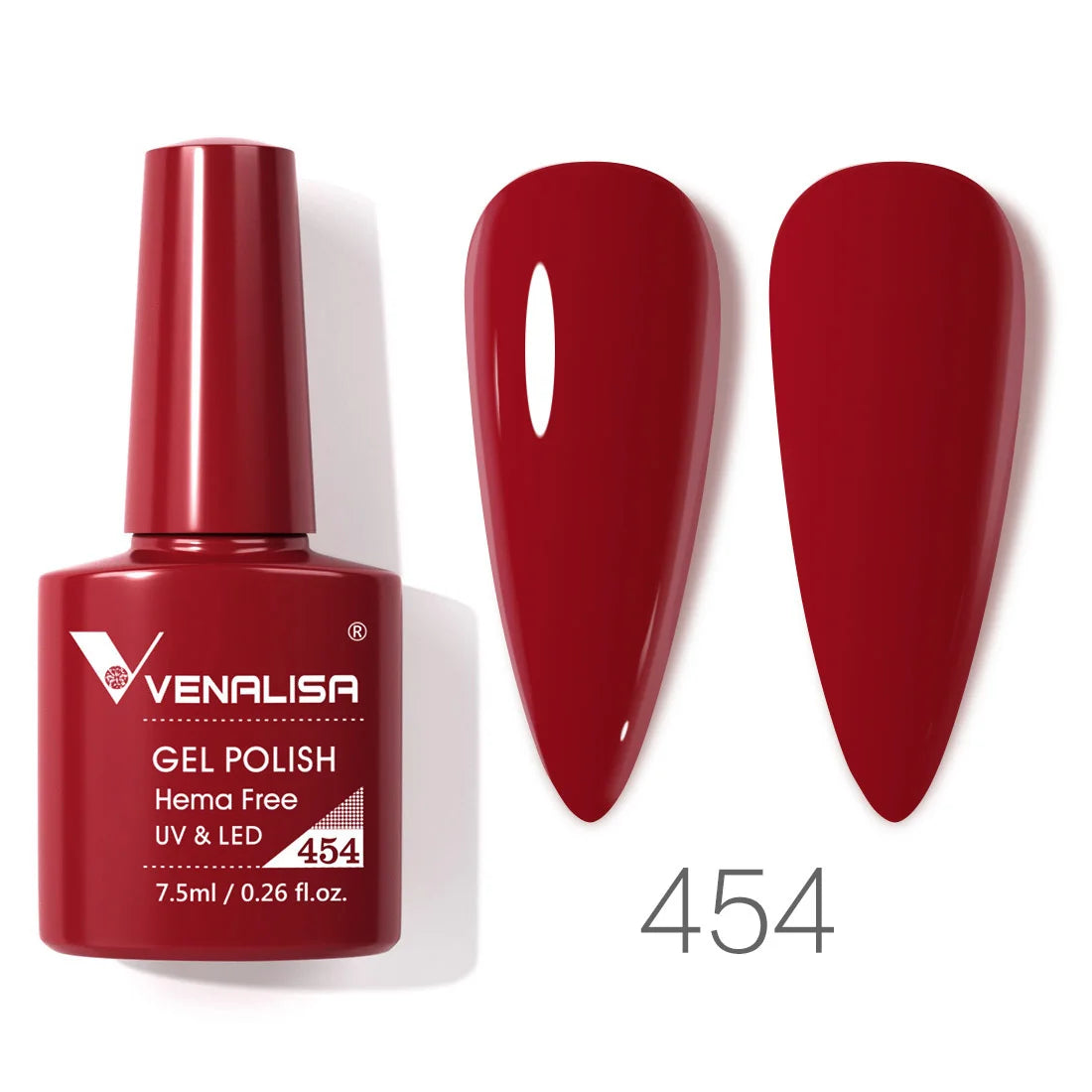 VENALISA 7.5ml HEMA-Free Nail Gel Polish – VIP4 Semi-Permanent Soak-Off UV/LED Gel Varnish, Full Coverage Nail Lacquer
