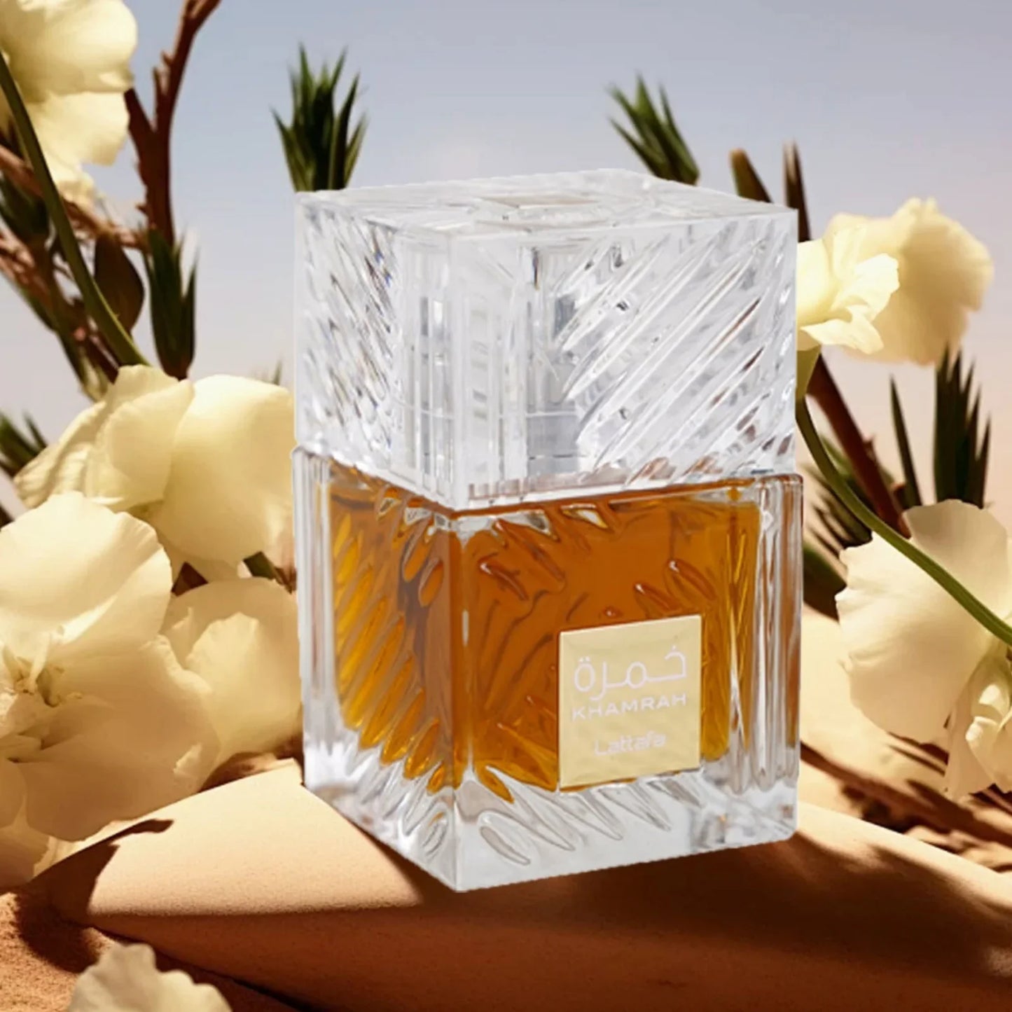 Lattafa Khameah Eau De Parfum 3.4 Oz - Long-Lasting Spicy & Warm Vanilla Fragrance for Men & Unisex, Elegant Perfume Gift