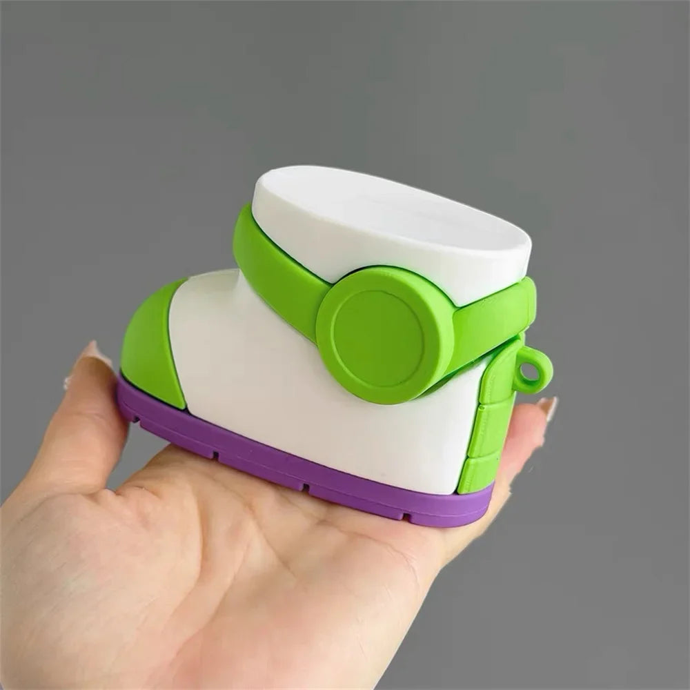 Kawaii Cartoon AirPods Case - Silicone Shockproof Cover with Charm for AirPods 4, Pro 3 & Pro 2