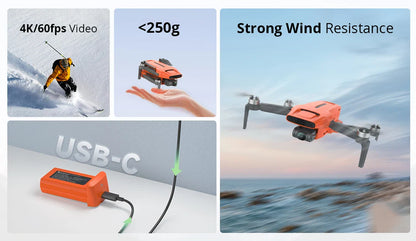 FIMI MINI 3 Drone – 4K 60FPS AI Super Night Video, 9KM Range, 3-Axis Gimbal, 249g Ultralight Smart Tracking Pro Drone