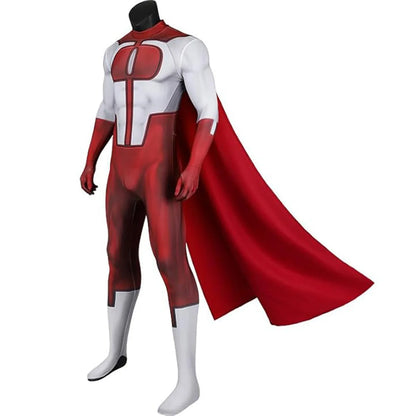 Invincible Omni-Man Cosplay Costume — Adult Zentai Jumpsuit for Nolan Grayson Roleplay, Halloween & Carnival Party