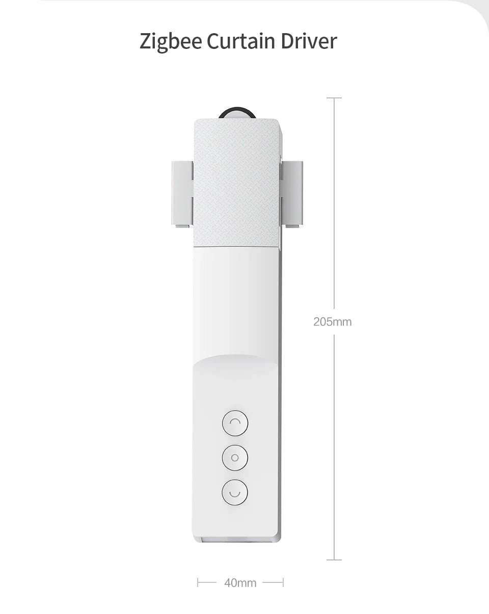 Zigbee Smart Curtain Driver Robot – For Roman I & U Type Tracks, Alexa & Google Home Control, Zemismart Motor Drivers