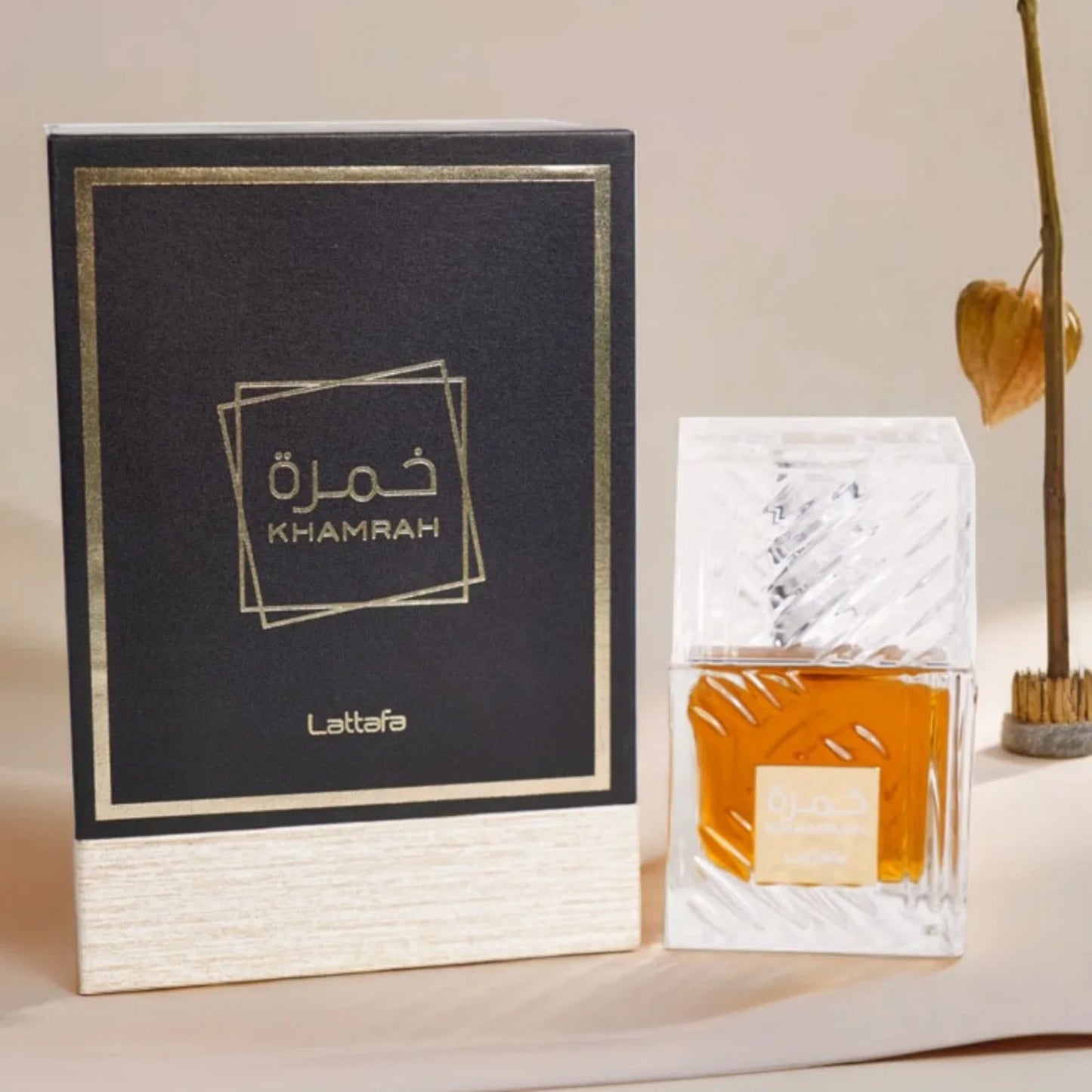 Lattafa Khameah Eau De Parfum 3.4 Oz - Long-Lasting Spicy & Warm Vanilla Fragrance for Men & Unisex, Elegant Perfume Gift