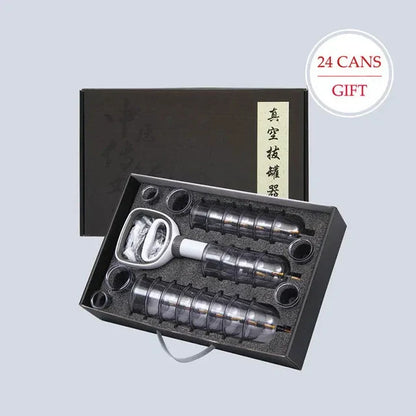 Cupping Therapy Set — Vacuum Suction Cups for Massage, Anti-Cellulite & Physiotherapy Body Treatment